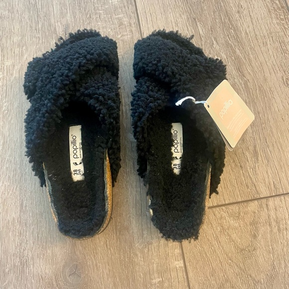 NWT Birkenstock Papillio Daytona Shearling sandals - Picture 1 of 5